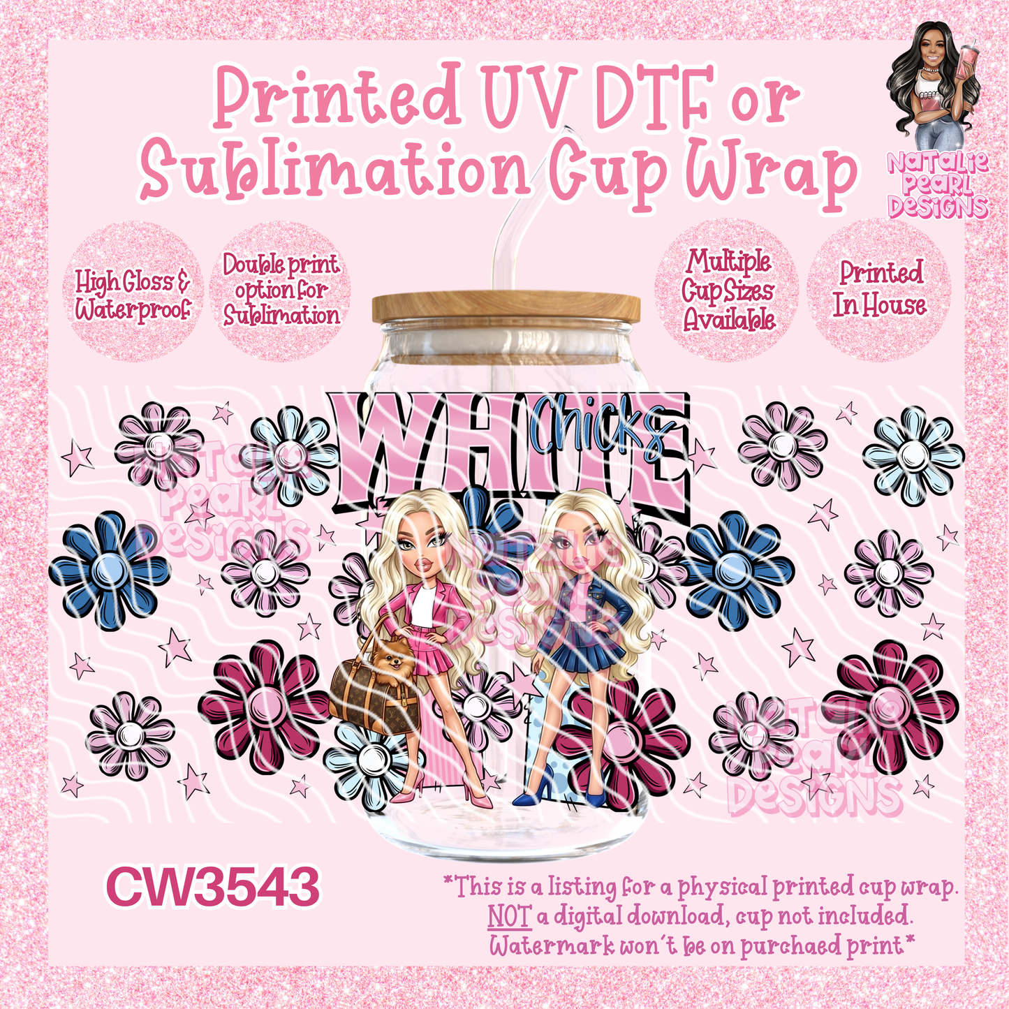 CW3543 UV DTF/SUB Cup Wraps