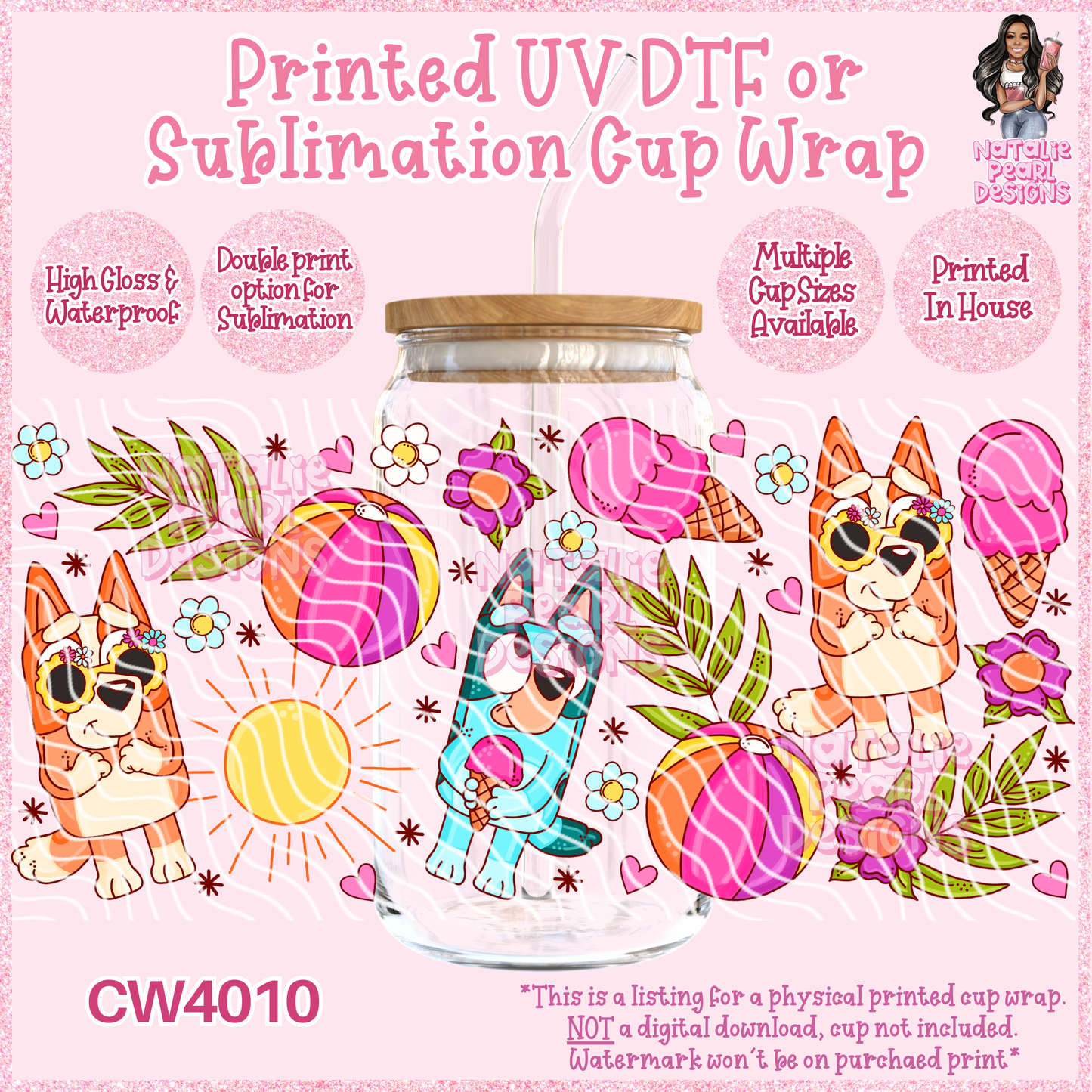 CW4010 UV DTF/SUB Cup Wraps