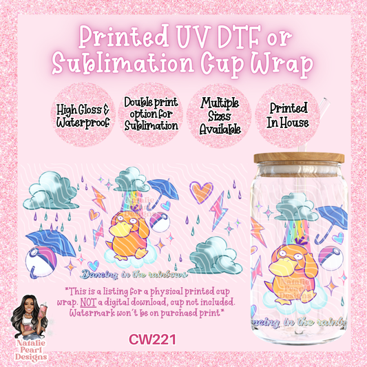 CW221 UV DTF/SUB Cup Wrap