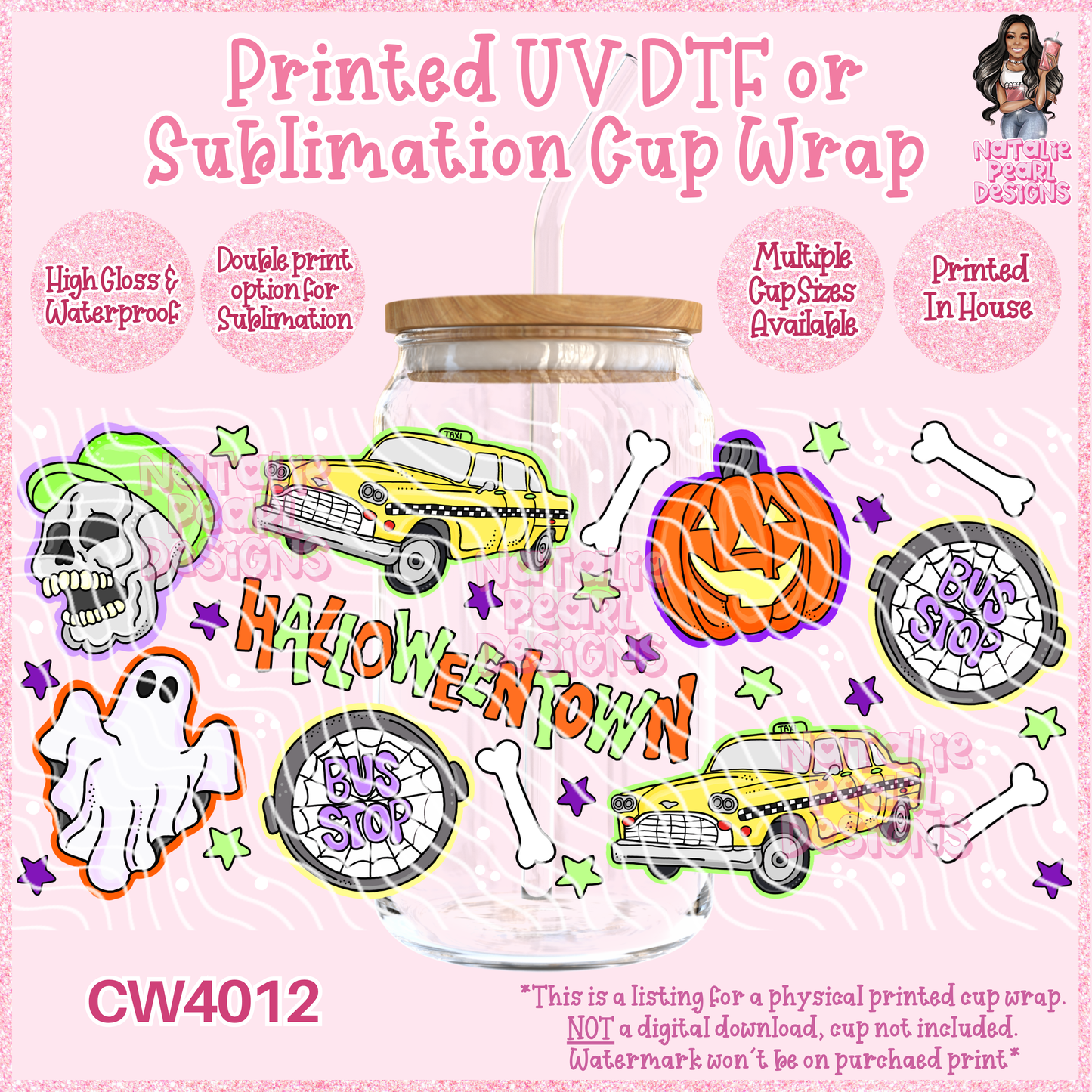 CW4012 UV DTF/SUB Cup Wraps