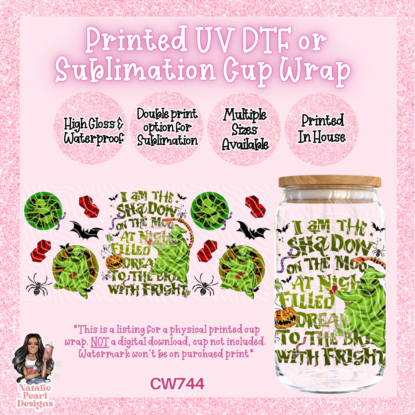 CW744 UV DTF/SUB Cup Wrap