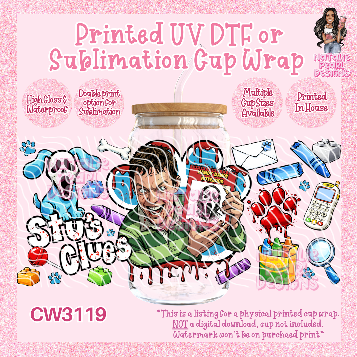 CW3119 UV DTF/SUB Cup Wraps