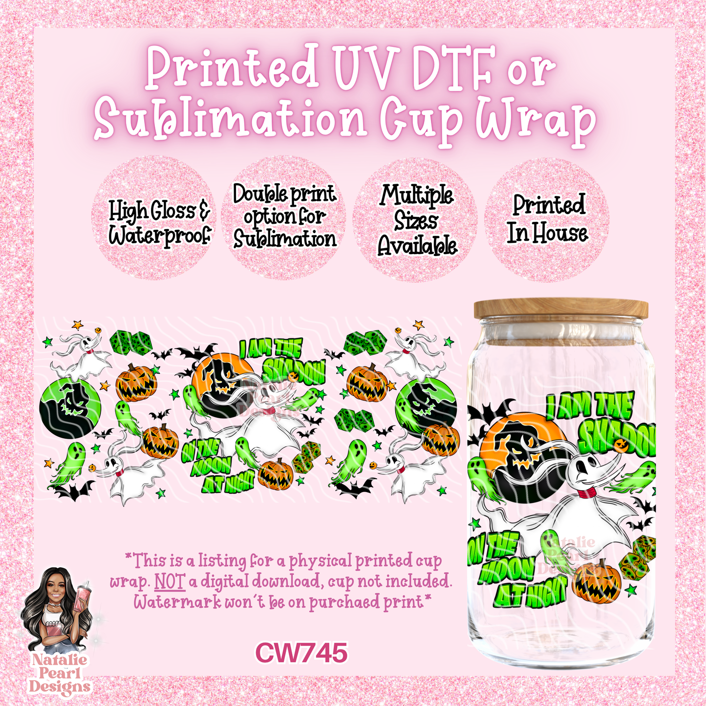 CW745 UV DTF/SUB Cup Wrap