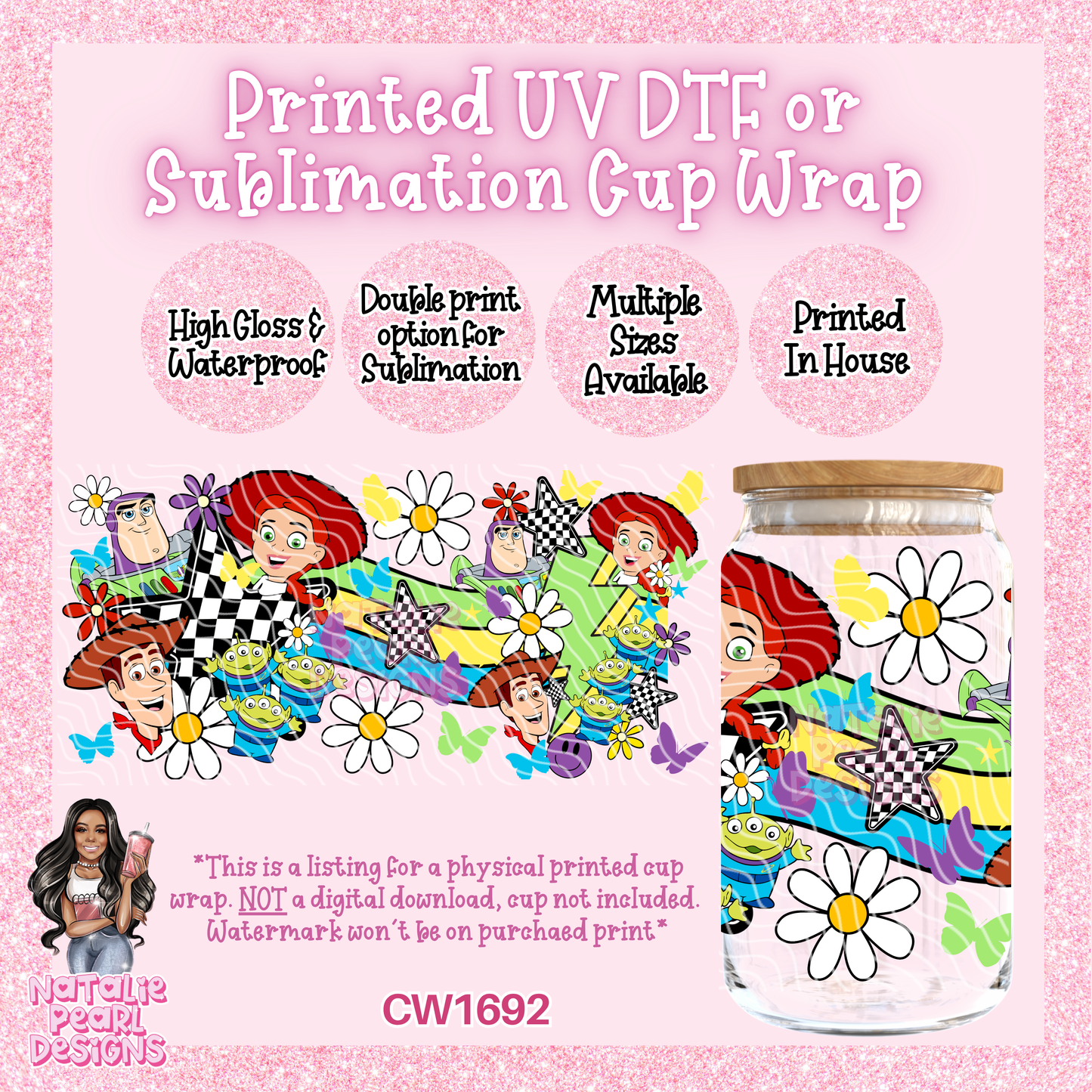 CW1692 UV DTF/SUB Cup Wraps