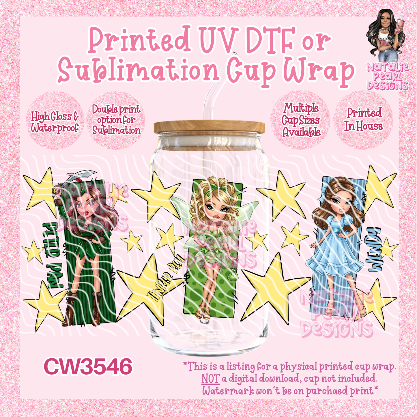 CW3546 UV DTF/SUB Cup Wraps