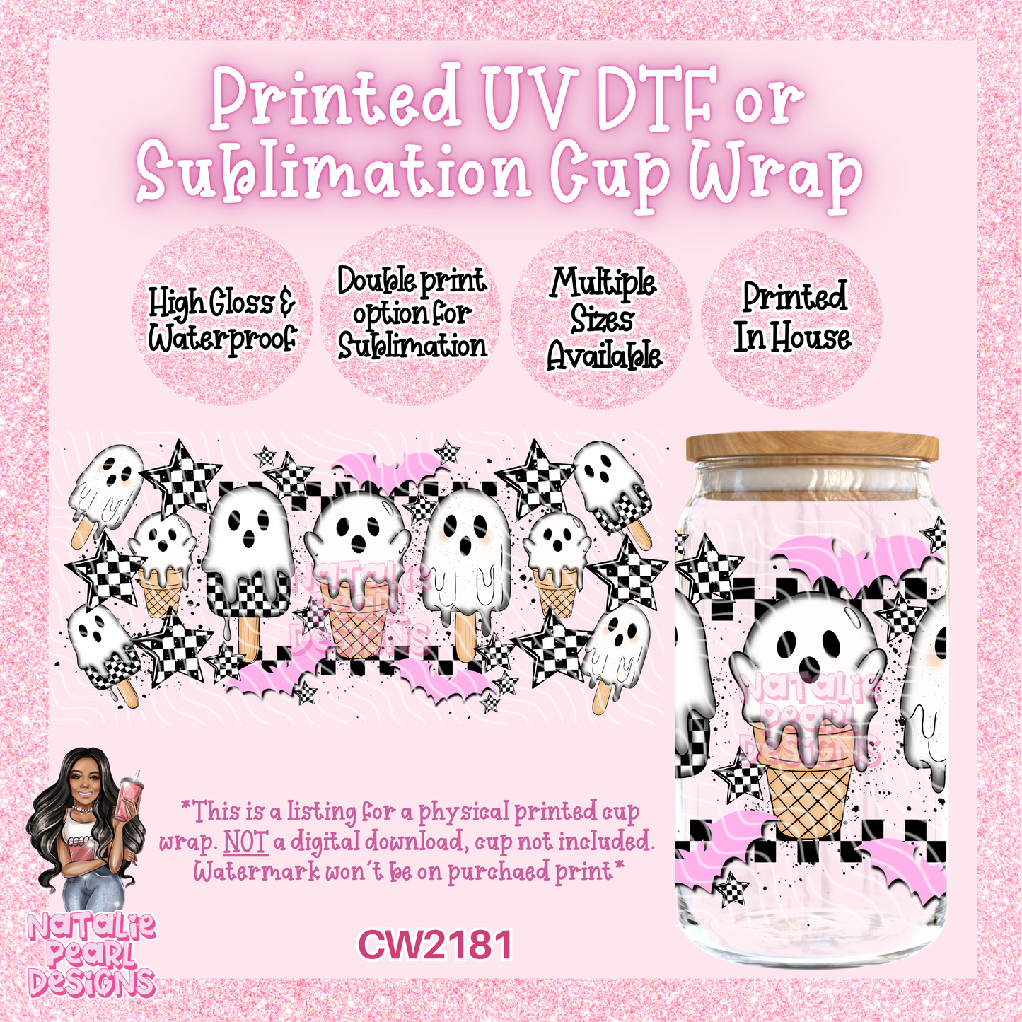 CW2181 UV DTF/SUB Cup Wraps