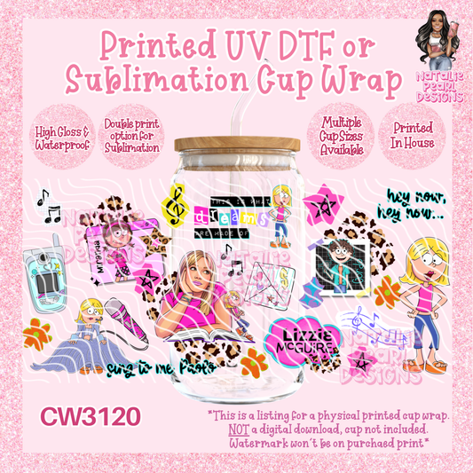 CW3120 UV DTF/SUB Cup Wraps