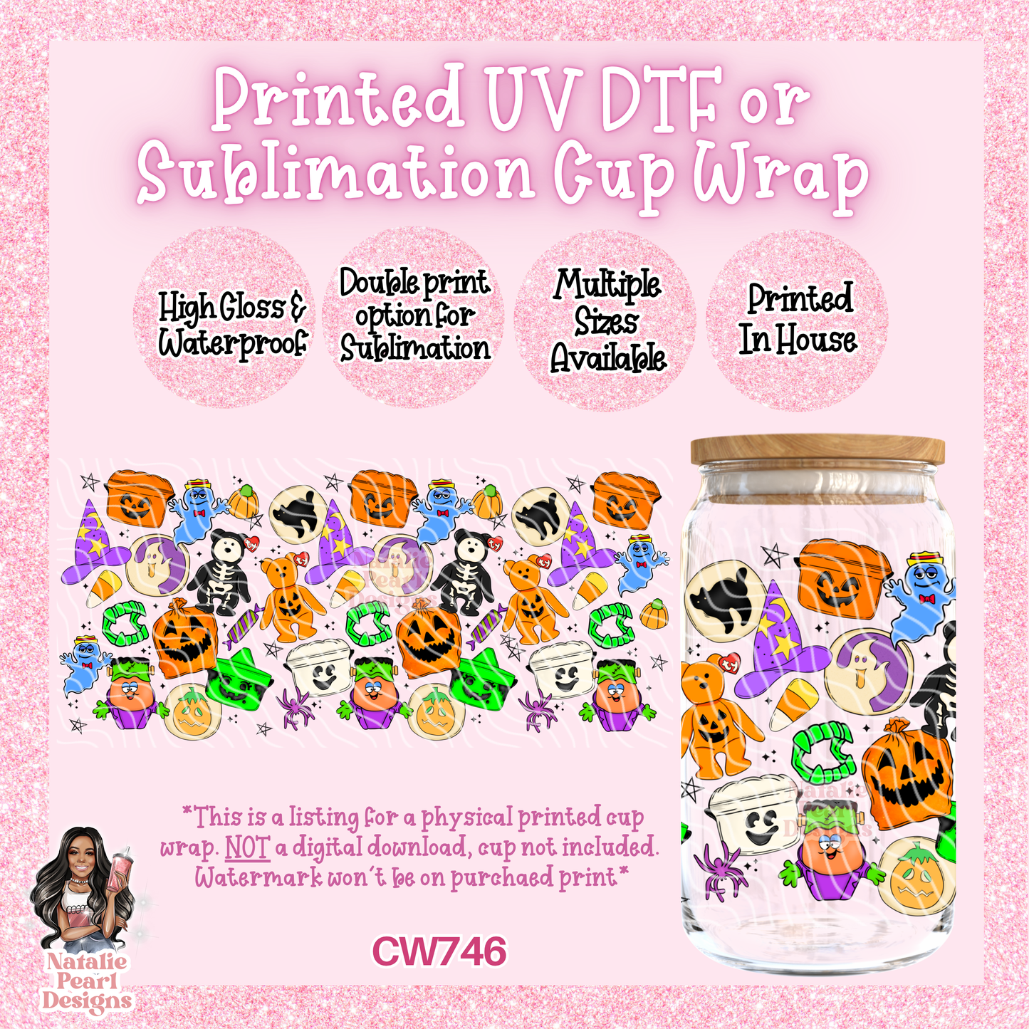CW746 UV DTF/SUB Cup Wrap