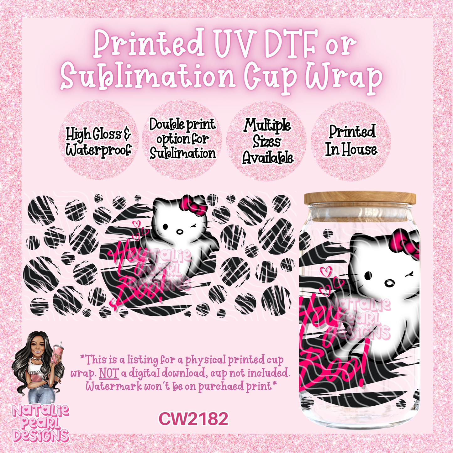 CW2182 UV DTF/SUB Cup Wraps