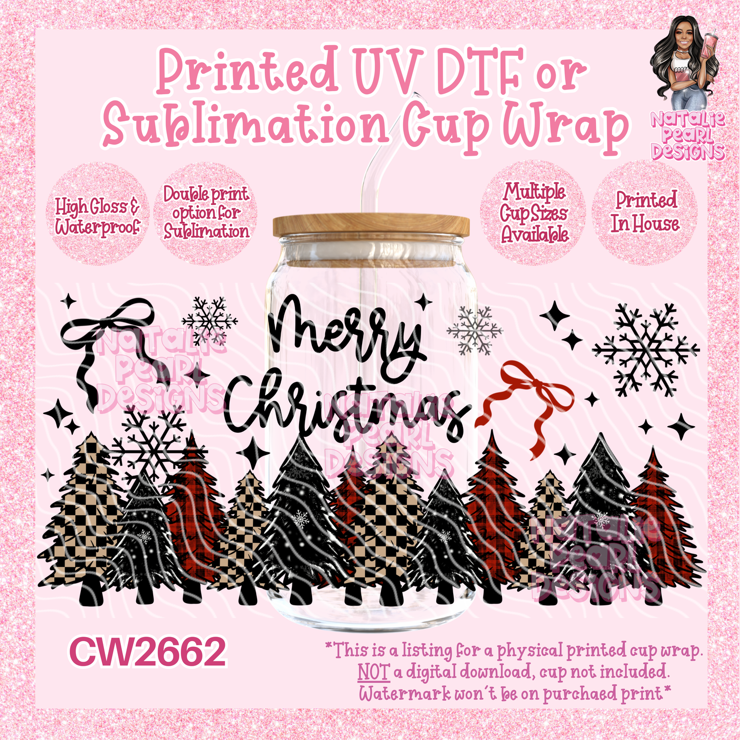 CW2662 UV DTF/SUB Cup Wraps