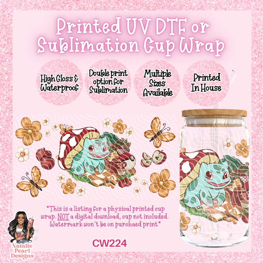 CW224 UV DTF/SUB Cup Wrap