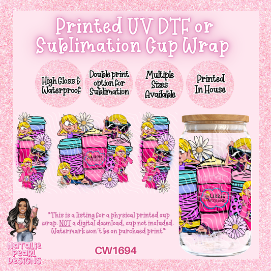 CW1694 UV DTF/SUB Cup Wraps