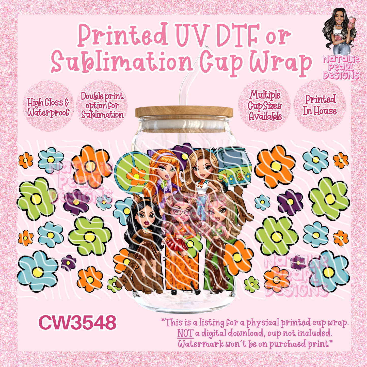 CW3548 UV DTF/SUB Cup Wraps