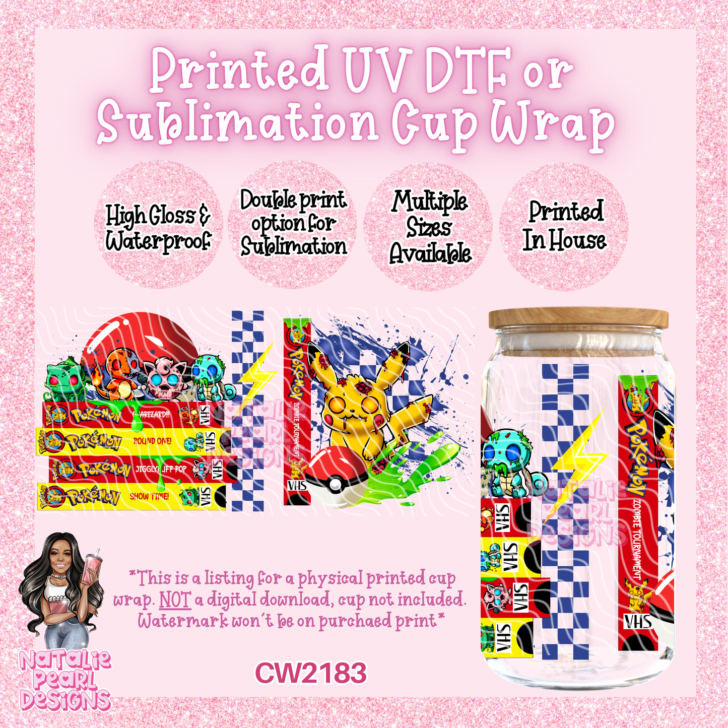 CW2183 UV DTF/SUB Cup Wraps