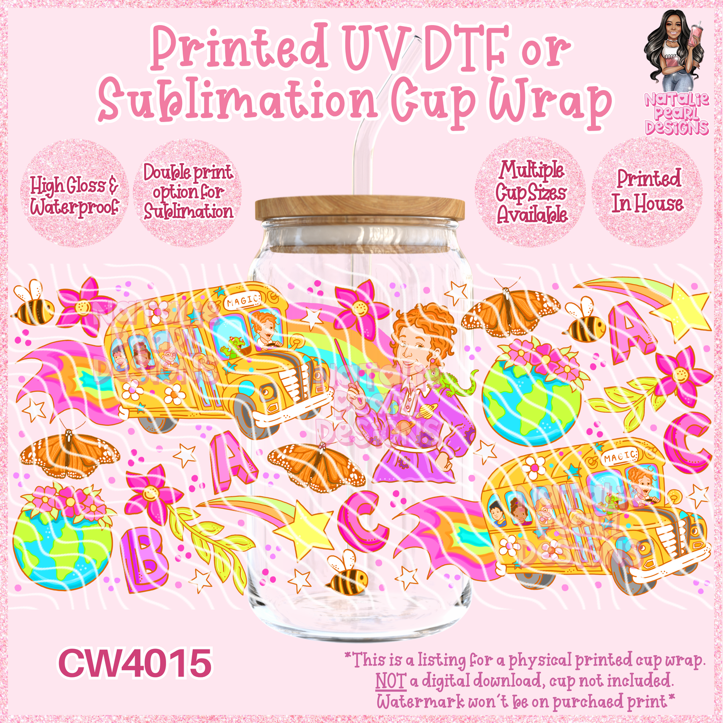 CW4015 UV DTF/SUB Cup Wraps