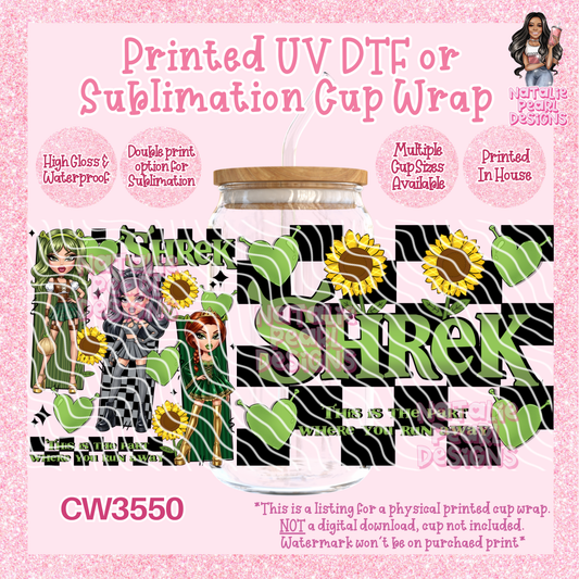 CW3550 UV DTF/SUB Cup Wraps