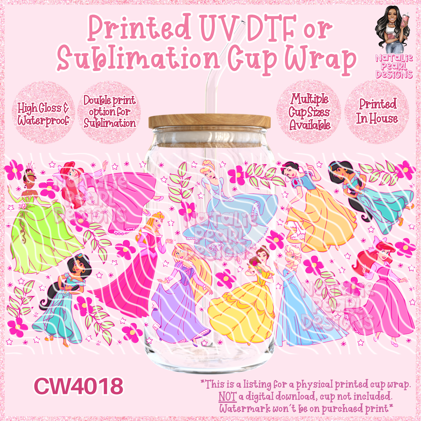 CW4018 UV DTF/SUB Cup Wraps