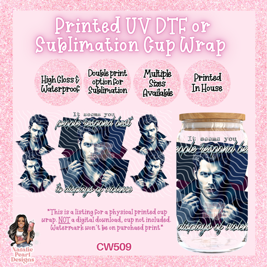 CW509 UV DTF/SUB Cup Wrap