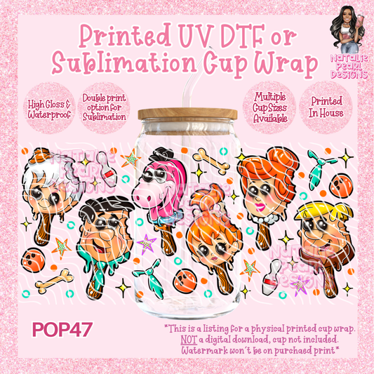 POP47 UV DTF/SUB Cup Wraps