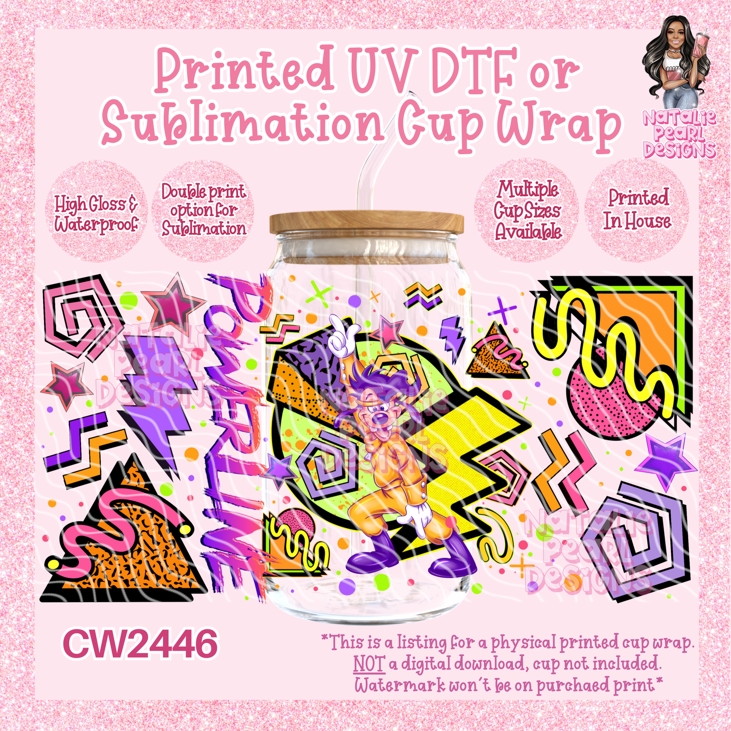 CW2446 UV DTF/SUB Cup Wraps