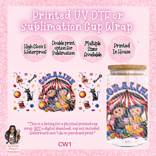CW1 UV DTF/SUB Cup Wrap