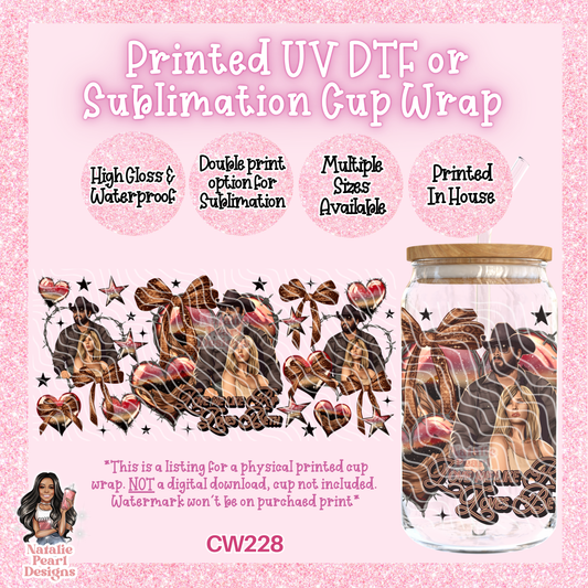 CW228 UV DTF/SUB Cup Wrap