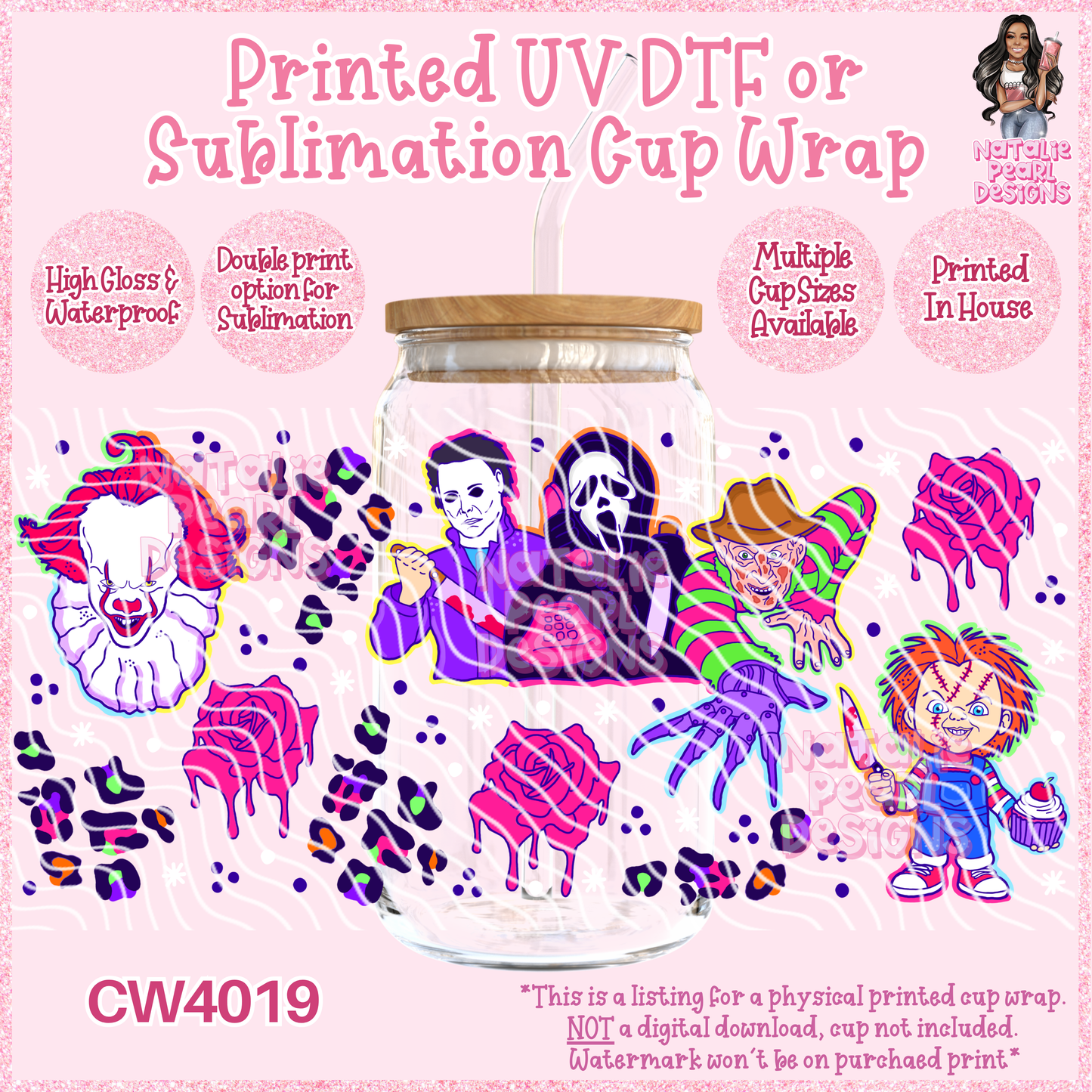 CW4019 UV DTF/SUB Cup Wraps