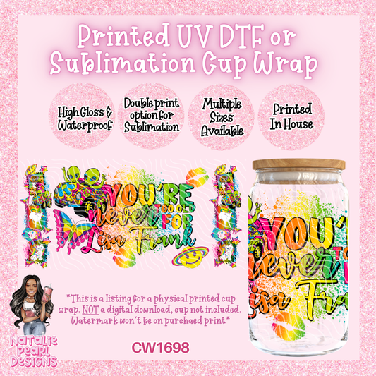 CW1698 UV DTF/SUB Cup Wraps