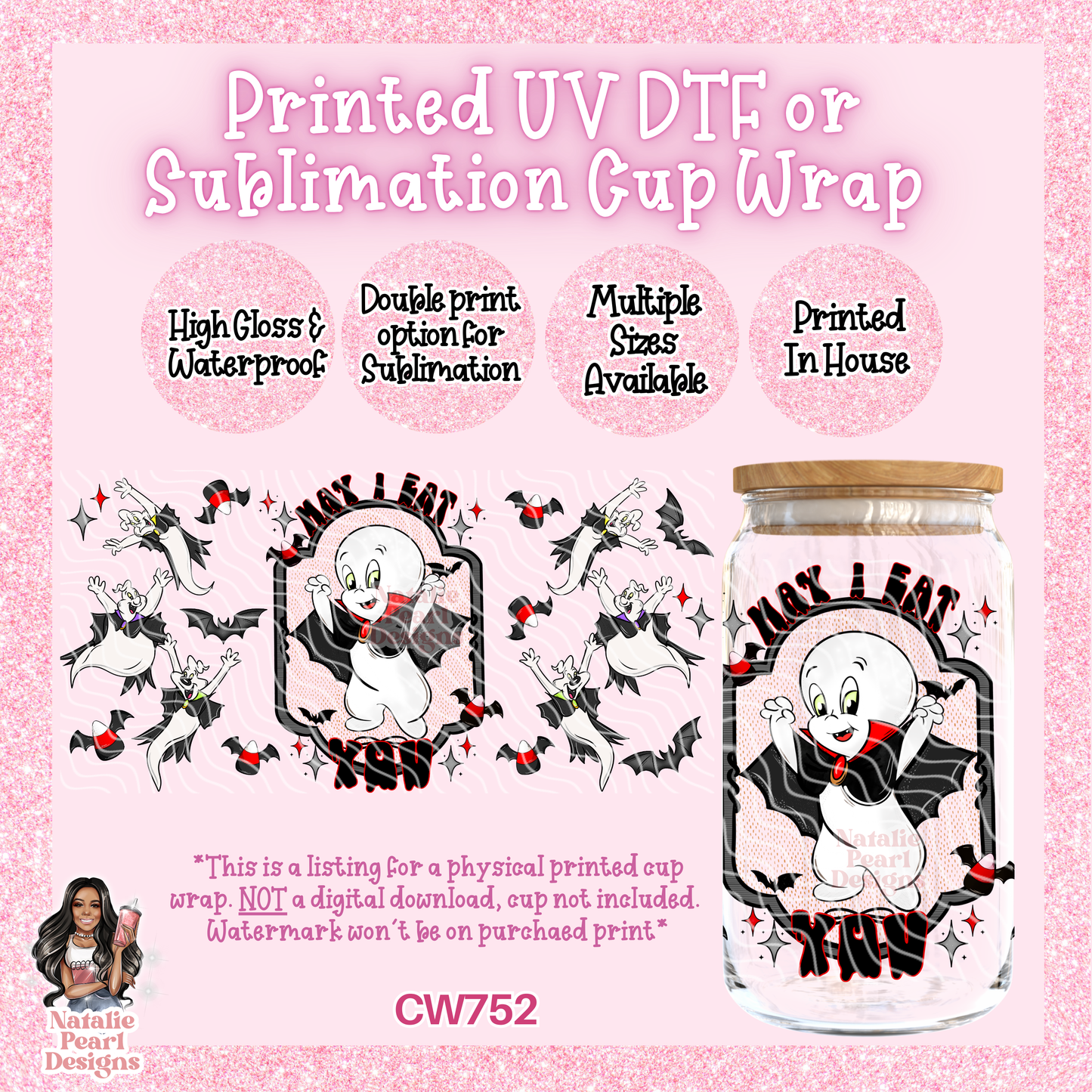 CW752 UV DTF/SUB Cup Wrap