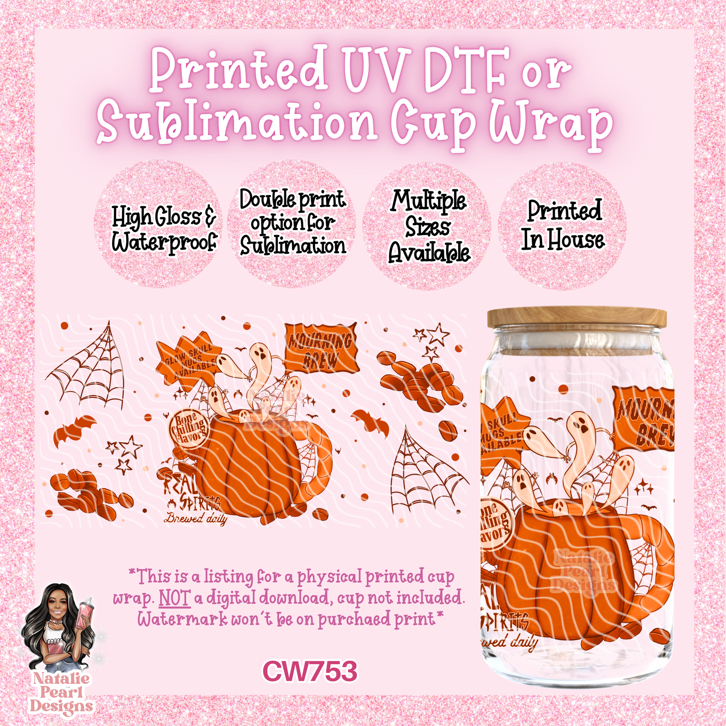 CW753 UV DTF/SUB Cup Wrap