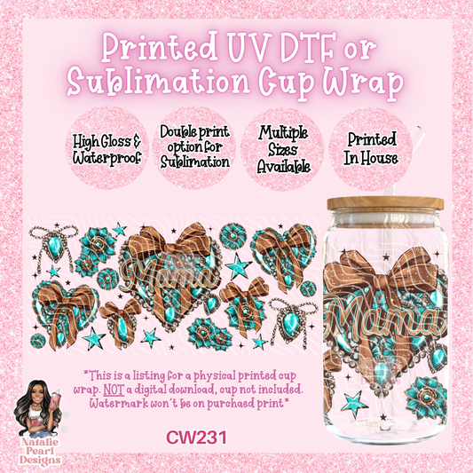 CW231 UV DTF/SUB Cup Wrap