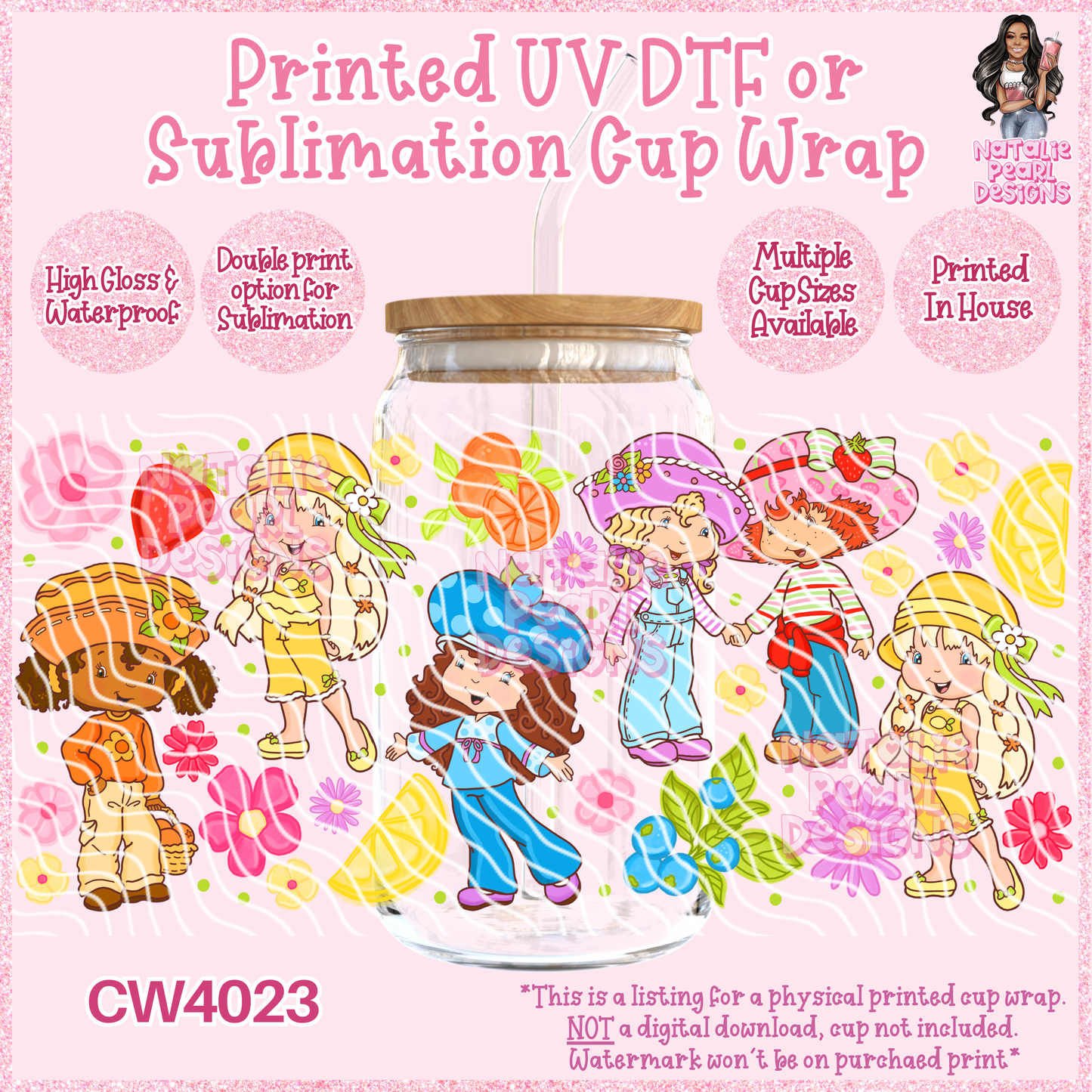 CW4023 UV DTF/SUB Cup Wraps