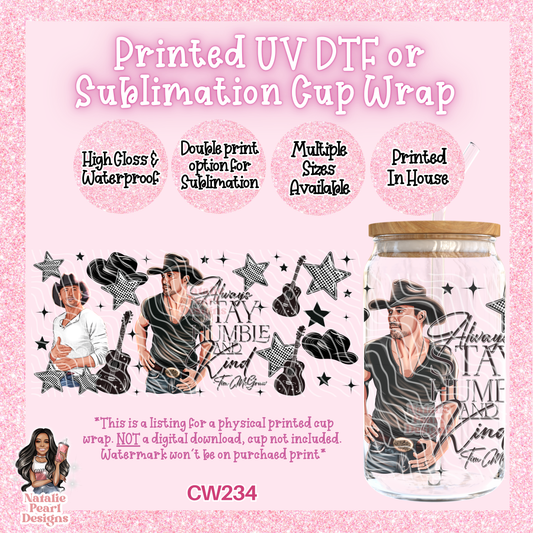 CW234 UV DTF/SUB Cup Wrap