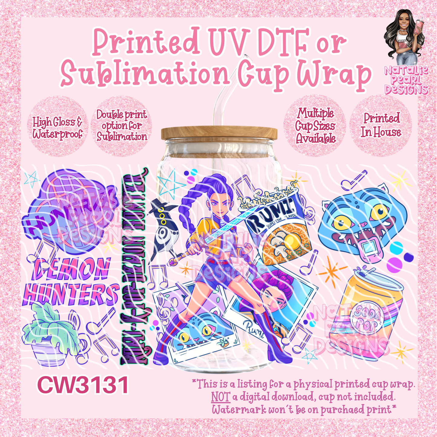 CW3131 UV DTF/SUB Cup Wraps