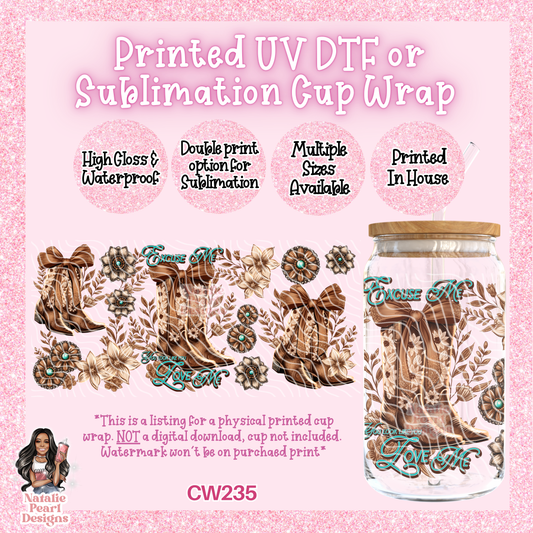 CW235 UV DTF/SUB Cup Wrap