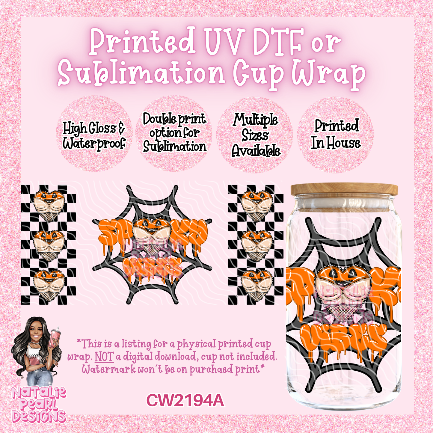 CW2194A UV DTF/SUB Cup Wraps