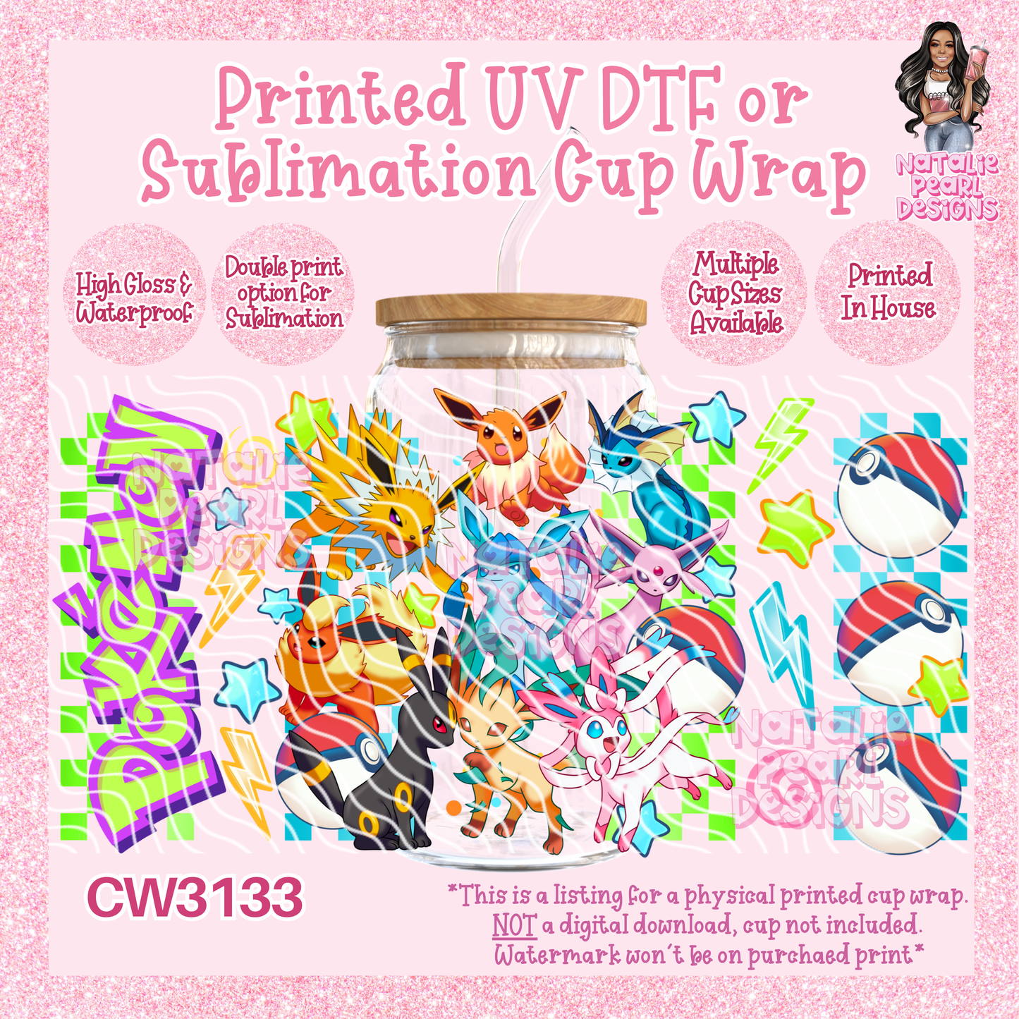 CW3133 UV DTF/SUB Cup Wraps