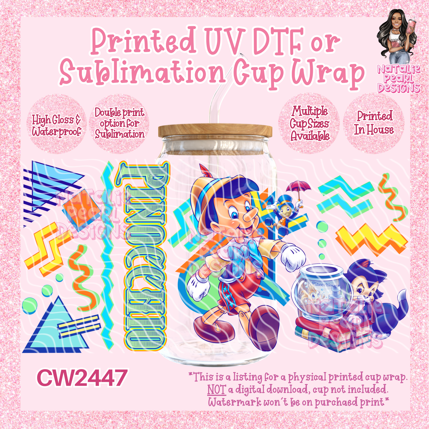 CW2447 UV DTF/SUB Cup Wraps