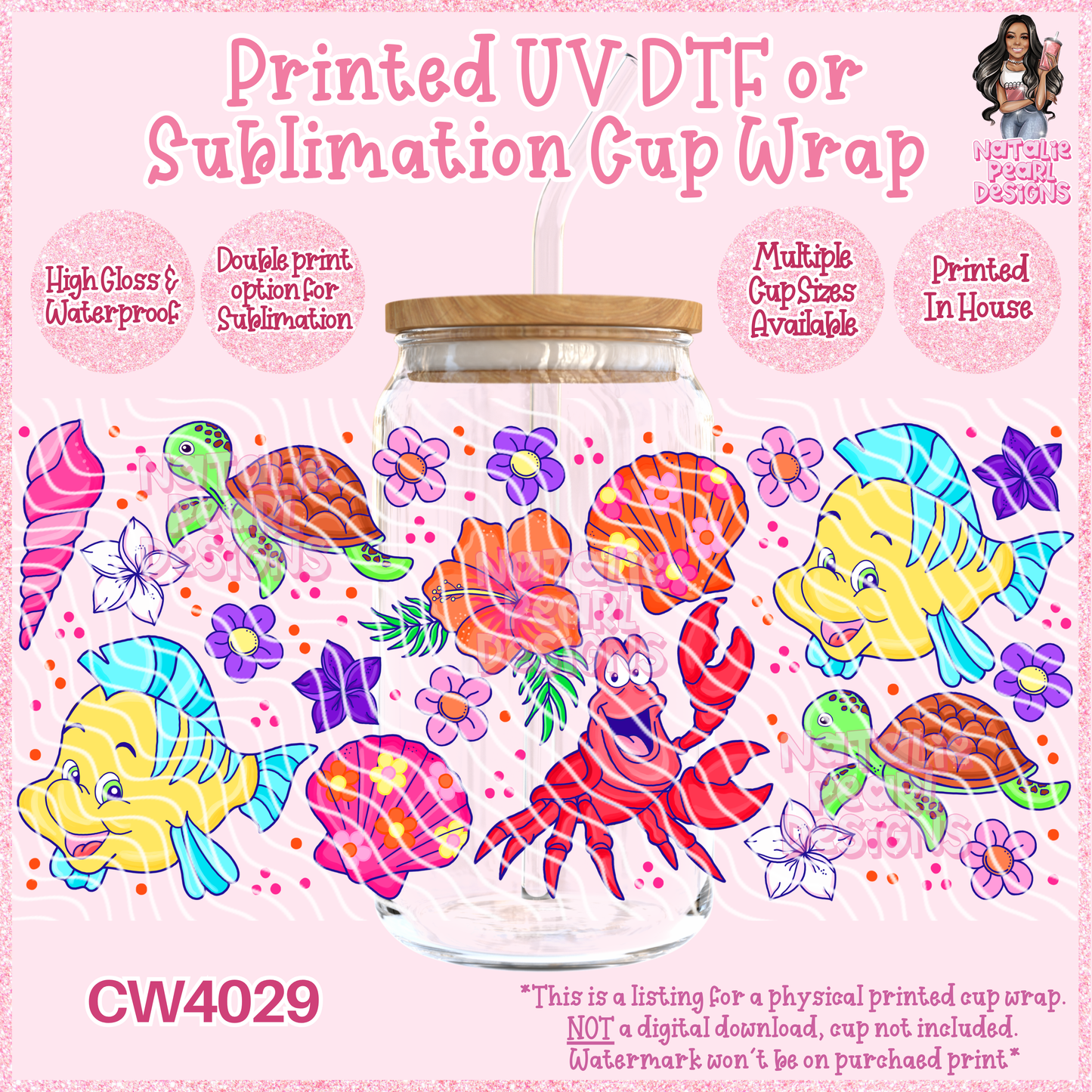 CW4029 UV DTF/SUB Cup Wraps