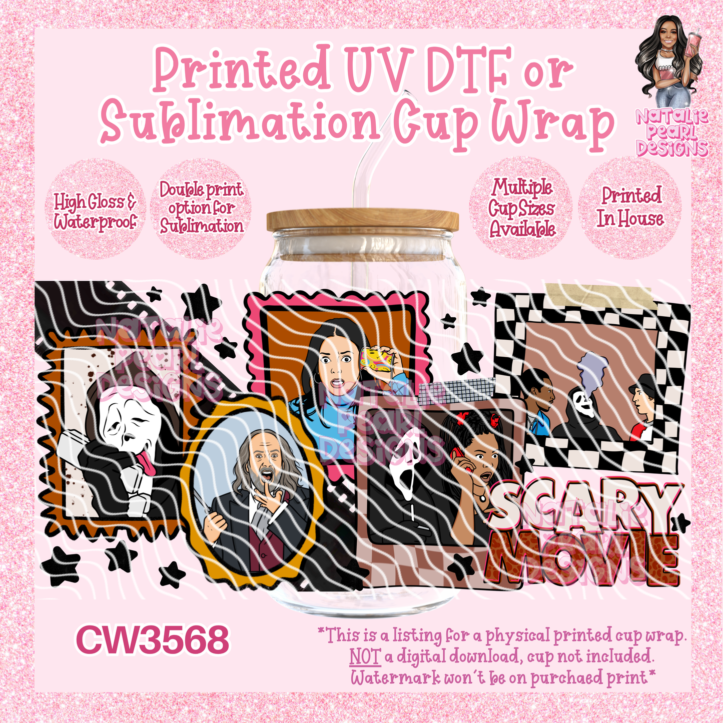 CW3568 UV DTF/SUB Cup Wraps