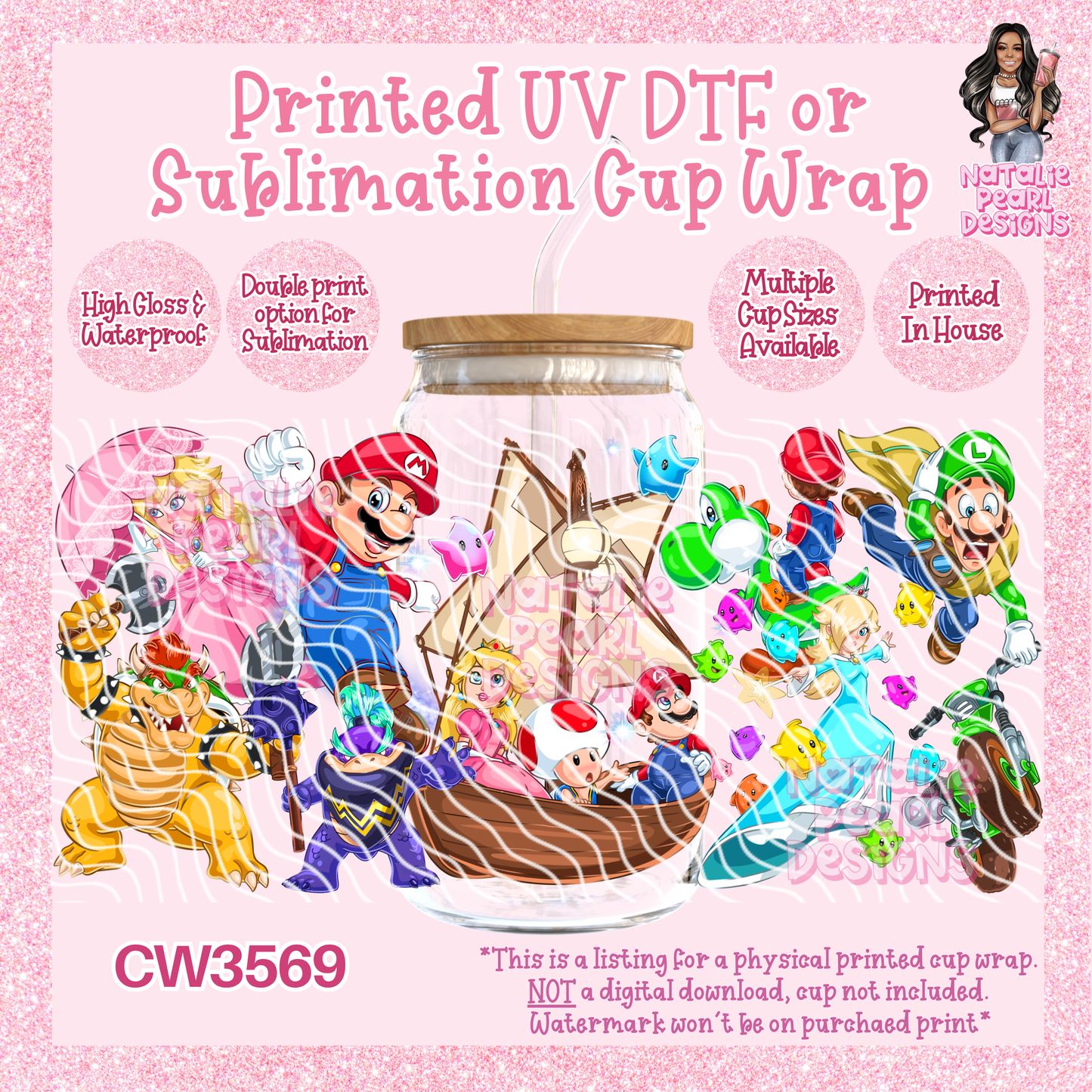 CW3569 UV DTF/SUB Cup Wraps