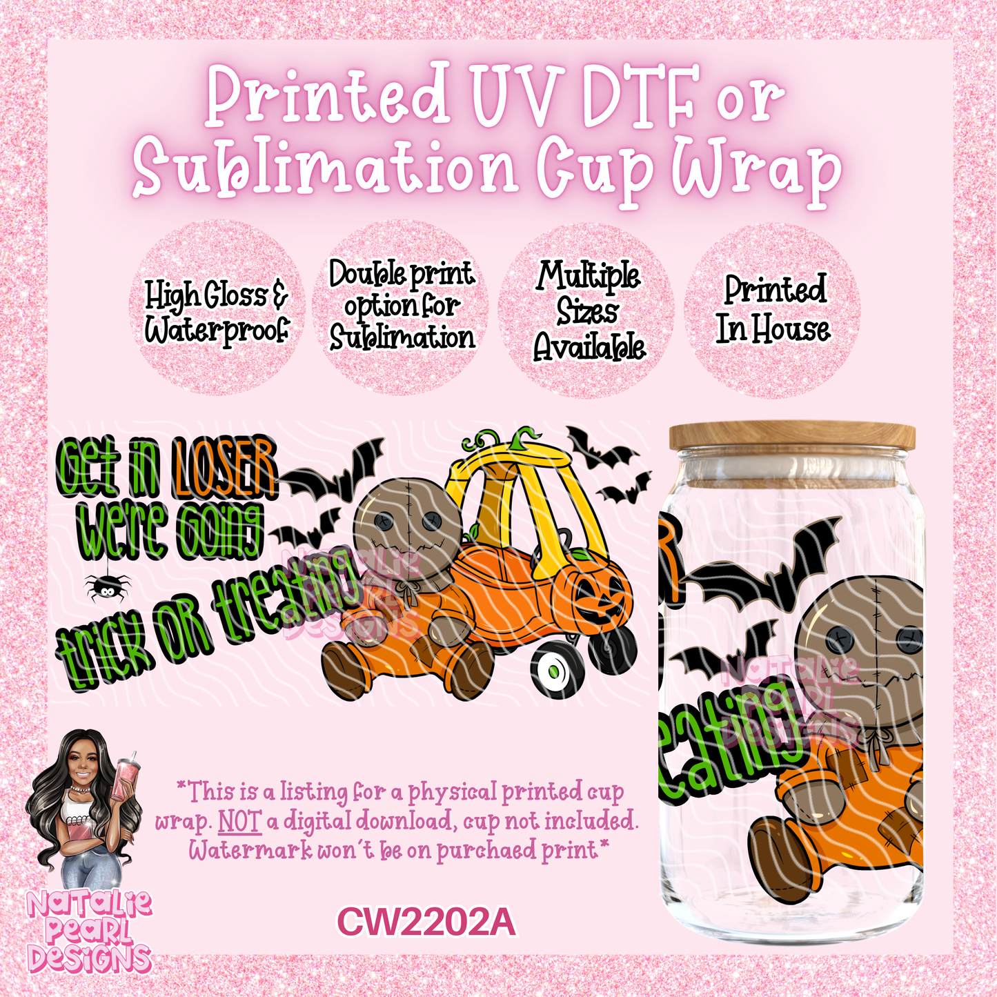 CW2202A UV DTF/SUB Cup Wraps