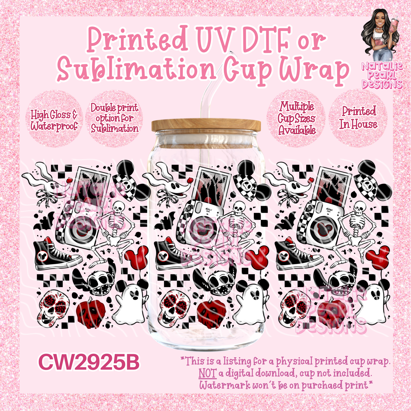 CW2925B UV DTF/SUB Cup Wraps