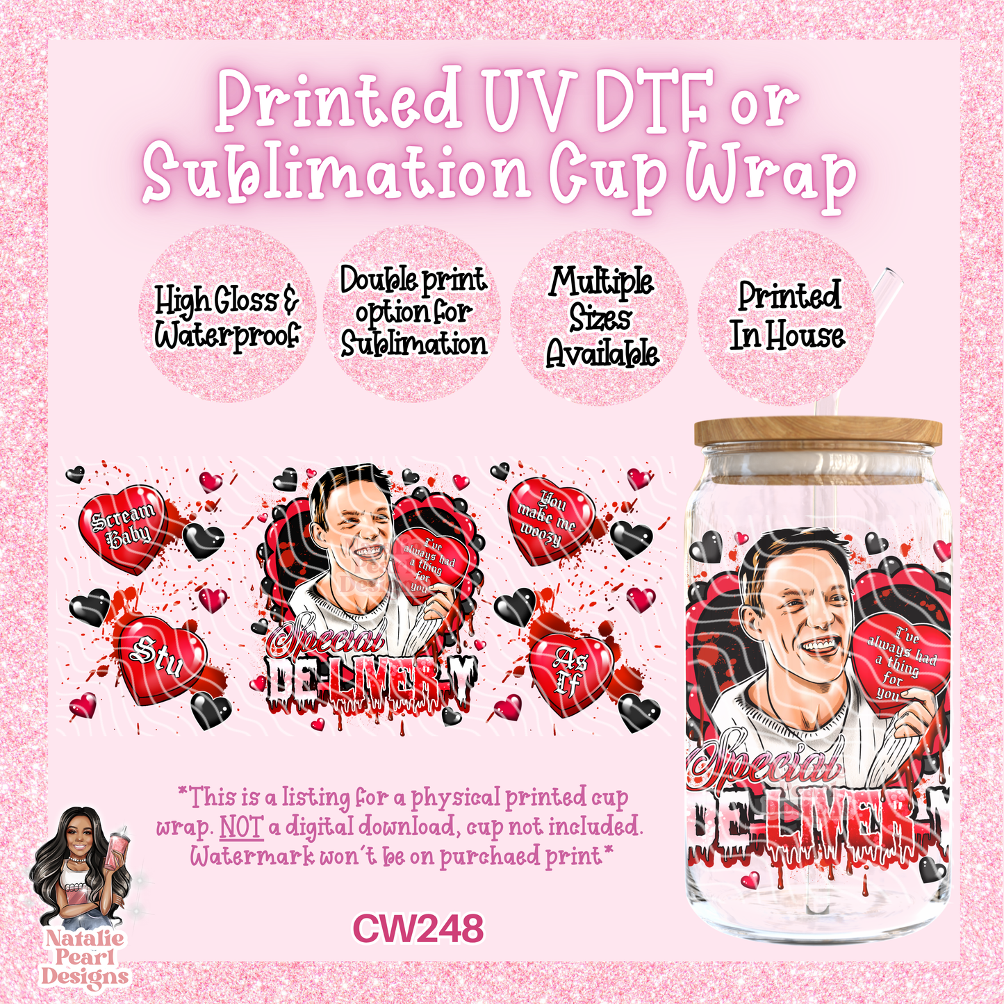 CW248 UV DTF/SUB Cup Wrap