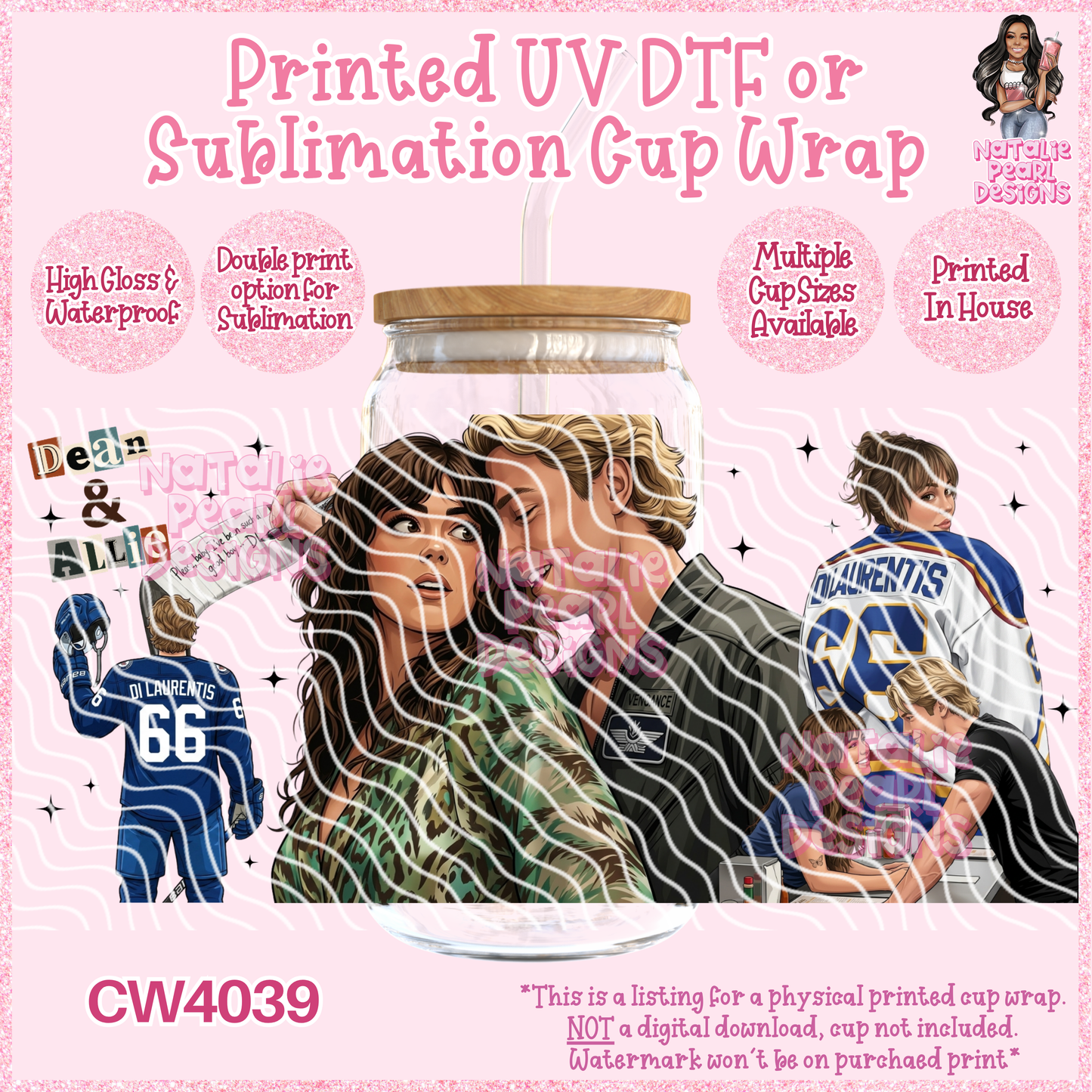 CW4039 UV DTF/SUB Cup Wraps