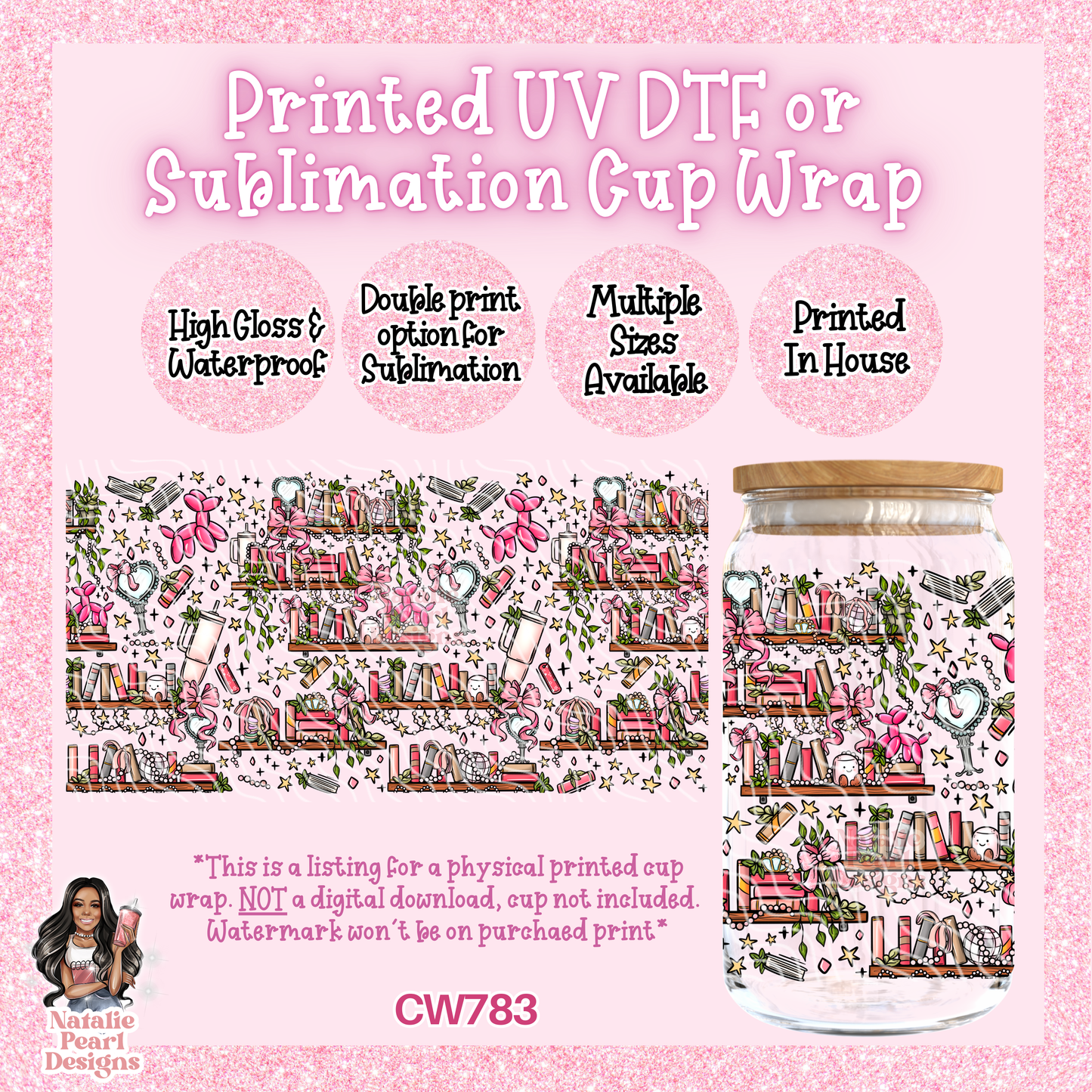 CW783 UV DTF/SUB Cup Wrap