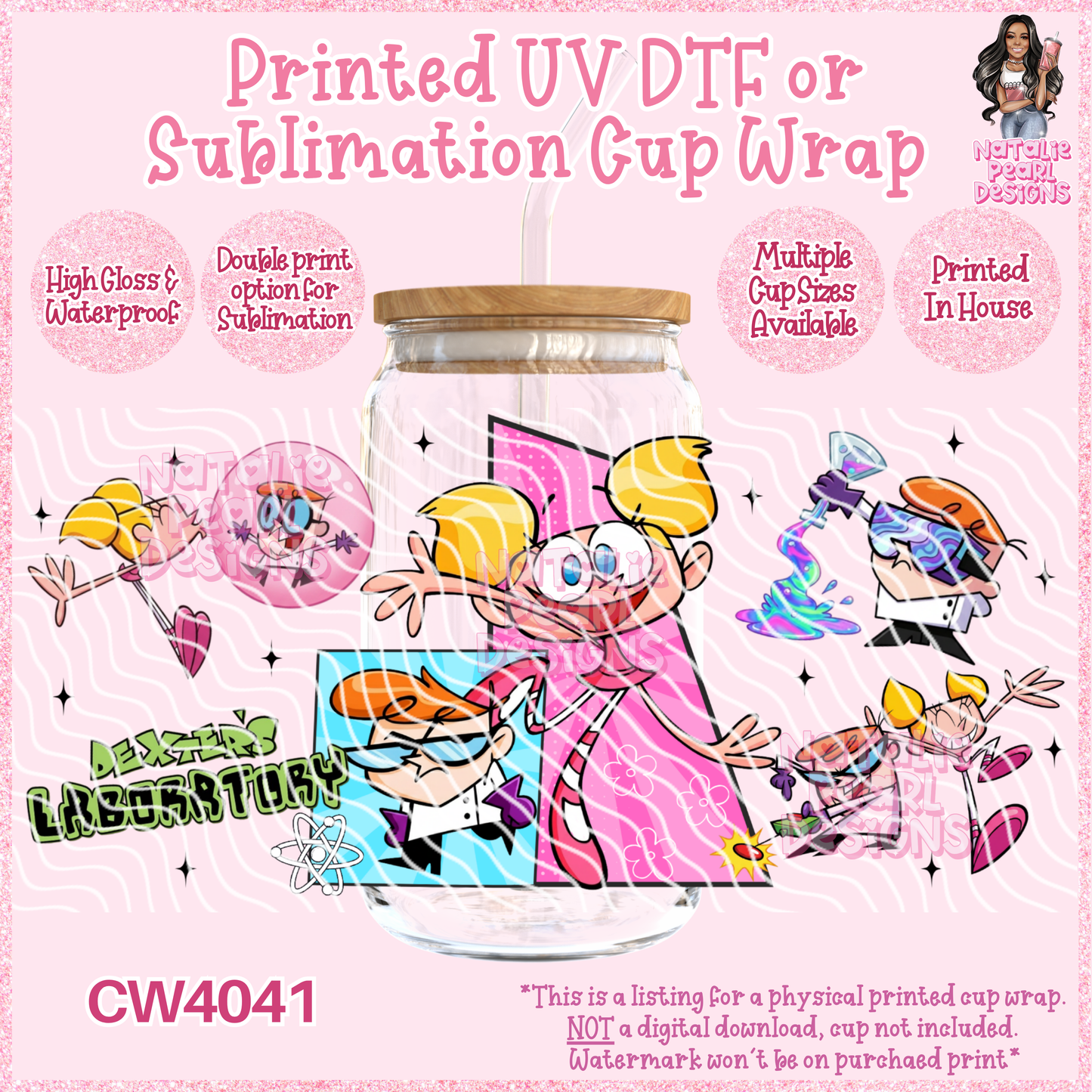 CW4041 UV DTF/SUB Cup Wraps