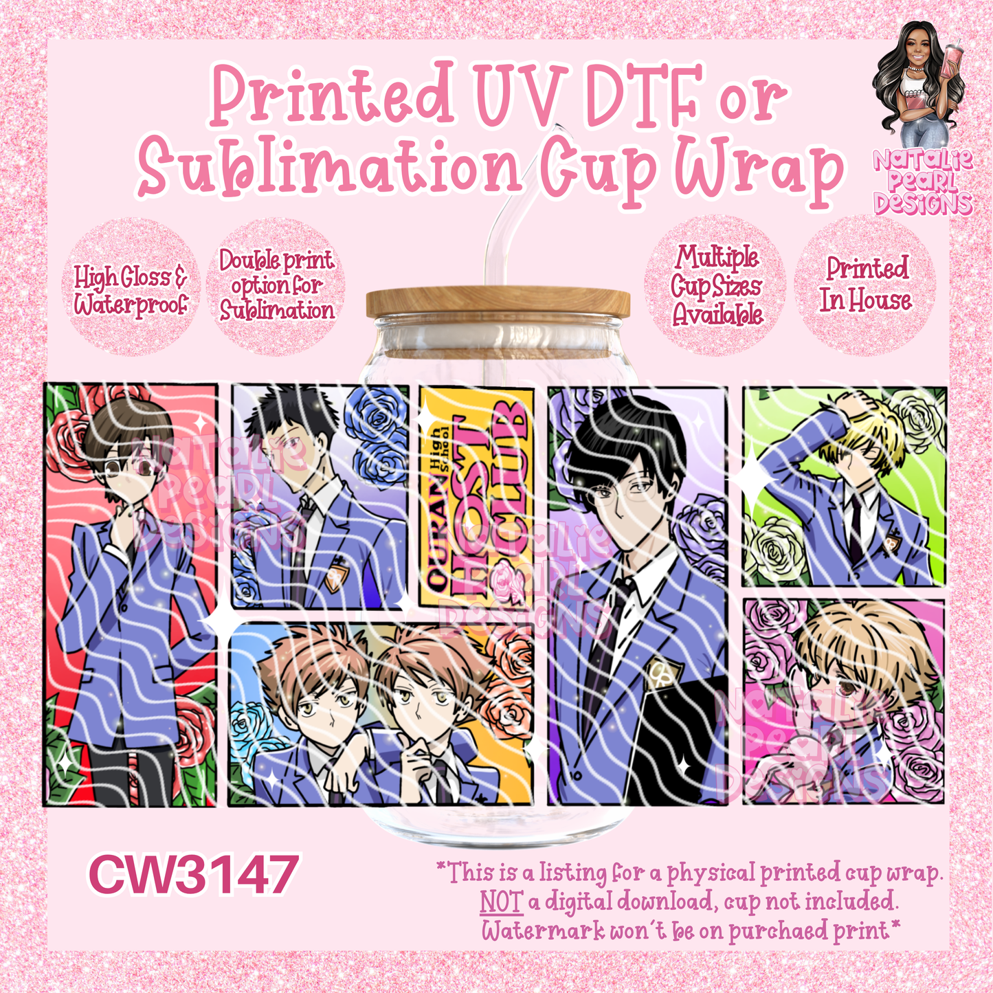 CW3147 UV DTF/SUB Cup Wraps