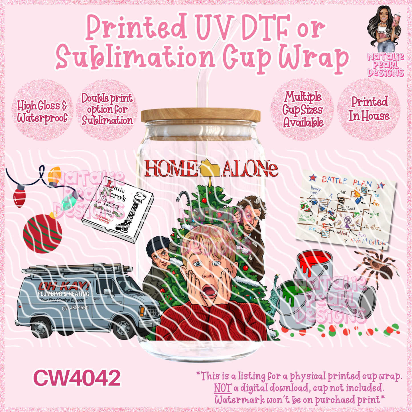 CW4042 UV DTF/SUB Cup Wraps