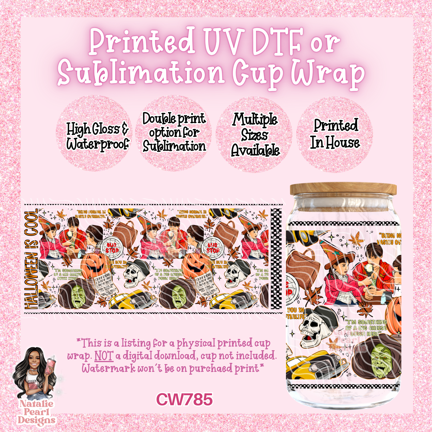 CW785 UV DTF/SUB Cup Wrap